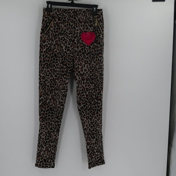 Universal Fashion Leopard Print Fleece Lined Leggings Size Plus NWT - Picture 1 of 11